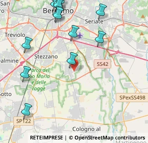 Mappa 24050 Zanica BG, Italia (6.0575)