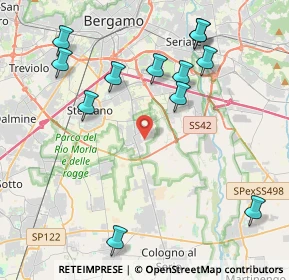Mappa 24050 Zanica BG, Italia (4.675)
