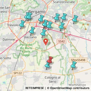 Mappa 24050 Zanica BG, Italia (4.42625)