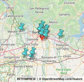 Mappa 24050 Zanica BG, Italia (9.56167)