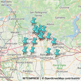 Mappa 24050 Zanica BG, Italia (9.92533)