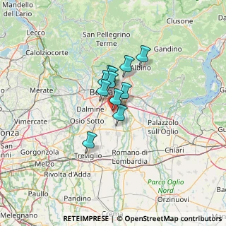 Mappa 24050 Zanica BG, Italia (7.60636)