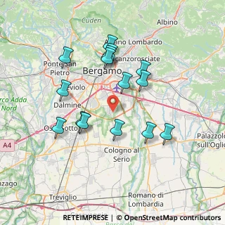 Mappa 24050 Zanica BG, Italia (6.92533)