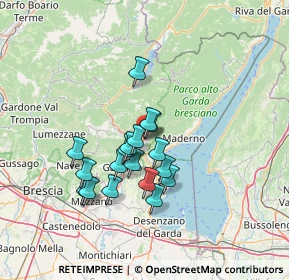 Mappa Via Lama, 25079 Vobarno BS, Italia (11.00556)