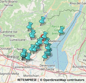 Mappa Via Lama, 25079 Vobarno BS, Italia (11.3945)