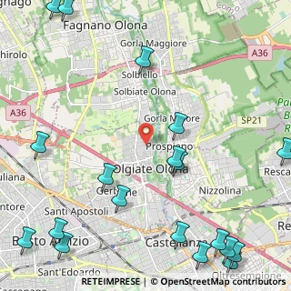 Mappa Via Filippo Corridoni, 21057 Olgiate Olona VA, Italia (3.31579)