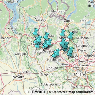 Mappa Via Filippo Corridoni, 21057 Olgiate Olona VA, Italia (9.4295)