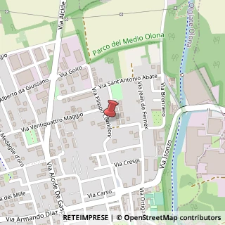 Mappa Via Corridoni Filippo, 33, 21057 Olgiate Olona, Varese (Lombardia)