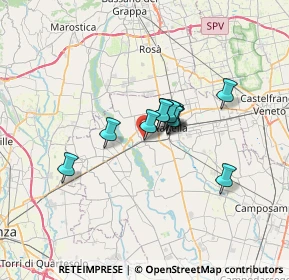 Mappa Via Monte Grappa, 35014 Fontaniva PD, Italia (4.10083)