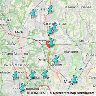 Mappa Via Mahatma Gandhi, 20851 Lissone MB, Italia (5.3)