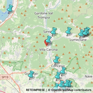 Mappa Via Antonio Gramsci, 25069 Villa Carcina BS, Italia (6.48529)