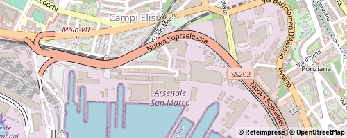 Mappa Trieste