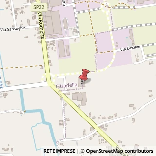 Mappa Via Bellinghiera, 52a, 35019 Tombolo, Padova (Veneto)