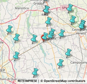 Mappa Via Marconi, 35014 Fontaniva PD, Italia (9.4645)