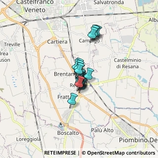 Mappa Via Giuseppe Verdi, 31023 Resana TV, Italia (0.8415)