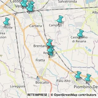 Mappa Via Giuseppe Verdi, 31023 Resana TV, Italia (2.93769)