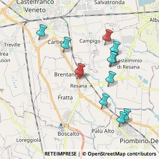 Mappa Via Giuseppe Verdi, 31023 Resana TV, Italia (2.09909)
