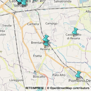 Mappa Via Giuseppe Verdi, 31023 Resana TV, Italia (3.83688)