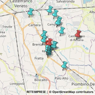 Mappa Via Giuseppe Verdi, 31023 Resana TV, Italia (1.4315)
