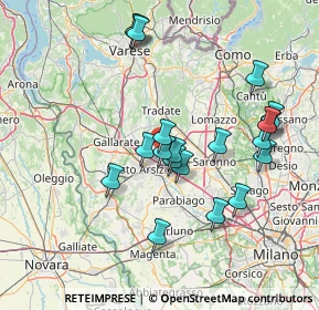 Mappa Via Monte Grappa, 21055 Gorla Minore VA, Italia (14.307)