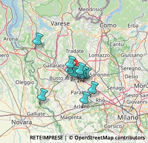 Mappa Via Monte Grappa, 21055 Gorla Minore VA, Italia (8.92091)