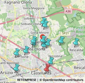 Mappa Via Monte Grappa, 21055 Gorla Minore VA, Italia (1.77714)