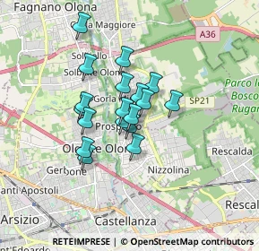 Mappa Via Monte Grappa, 21055 Gorla Minore VA, Italia (1.16)