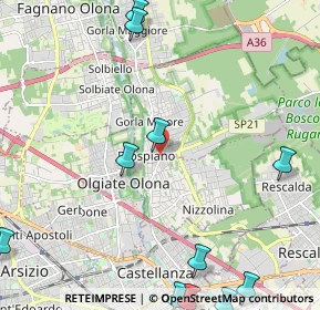Mappa Via Monte Grappa, 21055 Gorla Minore VA, Italia (3.11545)