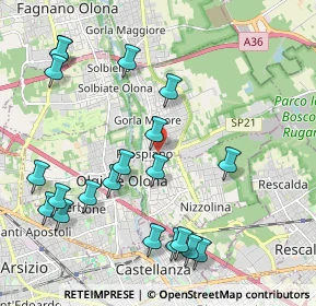 Mappa Via Monte Grappa, 21055 Gorla Minore VA, Italia (2.3645)