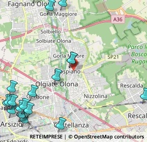 Mappa Via Monte Grappa, 21055 Gorla Minore VA, Italia (3.262)