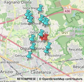 Mappa Via Monte Grappa, 21055 Gorla Minore VA, Italia (1.49143)
