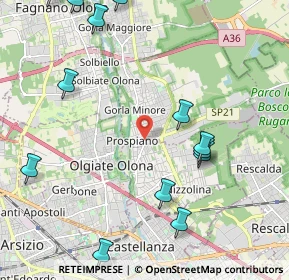 Mappa Via Monte Grappa, 21055 Gorla Minore VA, Italia (2.67846)