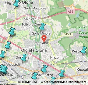 Mappa Via Monte Grappa, 21055 Gorla Minore VA, Italia (3.676)
