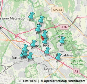 Mappa Via Monte Grappa, 21055 Gorla Minore VA, Italia (3.18533)