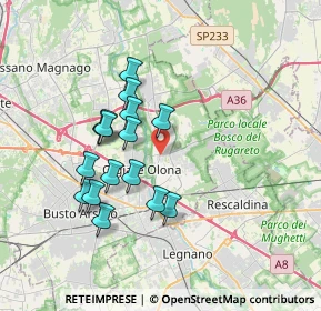 Mappa Via Monte Grappa, 21055 Gorla Minore VA, Italia (3.16188)