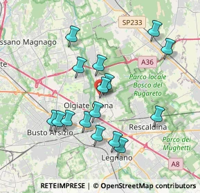 Mappa Via Monte Grappa, 21055 Gorla Minore VA, Italia (3.55938)