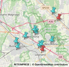 Mappa Via Monte Grappa, 21055 Gorla Minore VA, Italia (3.75091)