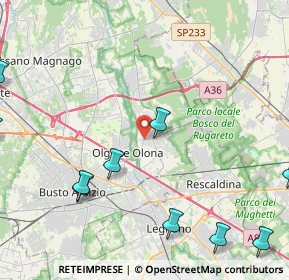 Mappa Via Monte Grappa, 21055 Gorla Minore VA, Italia (6.25)