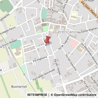 Mappa Via Francesco Crispi, 11, 21040 Gerenzano, Varese (Lombardia)