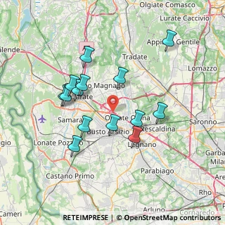Mappa Via Santa Rita, 21057 Olgiate Olona VA, Italia (6.74429)