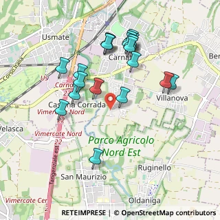 Mappa Via Pastore, 20866 Carnate MB, Italia (0.9635)