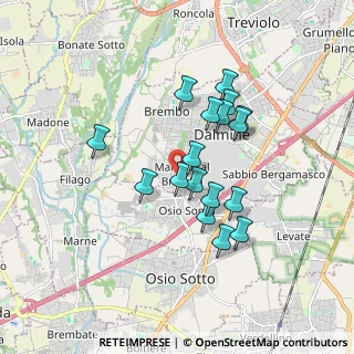 Mappa Via Santa Caterina da Siena, 24044 Dalmine BG, Italia (1.45353)
