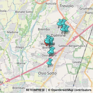 Mappa Via Santa Caterina da Siena, 24044 Dalmine BG, Italia (1.15273)