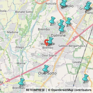 Mappa Via Santa Caterina da Siena, 24044 Dalmine BG, Italia (3.12667)