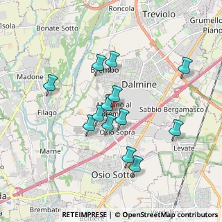 Mappa Via Santa Caterina da Siena, 24044 Dalmine BG, Italia (1.58462)