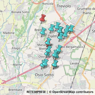 Mappa Via Bergamo, 24044 Dalmine BG, Italia (1.4805)
