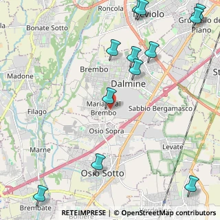 Mappa Via Bergamo, 24044 Dalmine BG, Italia (2.99417)
