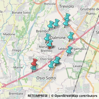 Mappa Via Bergamo, 24044 Dalmine BG, Italia (1.70308)