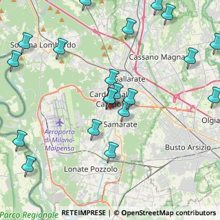 Mappa Via Lazzaretto, 21010 Cardano Al Campo VA, Italia (5.178)