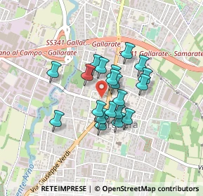 Mappa Via N. Locarno, 21017 Samarate VA, Italia (0.295)